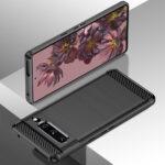 Coque Techsuit Carbon Silicone pour Google Pixel 7 Pro - Black – Image 2