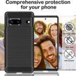 Coque Techsuit Carbon Silicone pour Google Pixel 7 - Black – Image 2