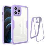Coque intégrale Techsuit ColorVerse 360 pour iPhone 12 Pro Max - Purple