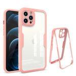 Coque intégrale Techsuit ColorVerse 360 pour iPhone 12 Pro Max - Pink