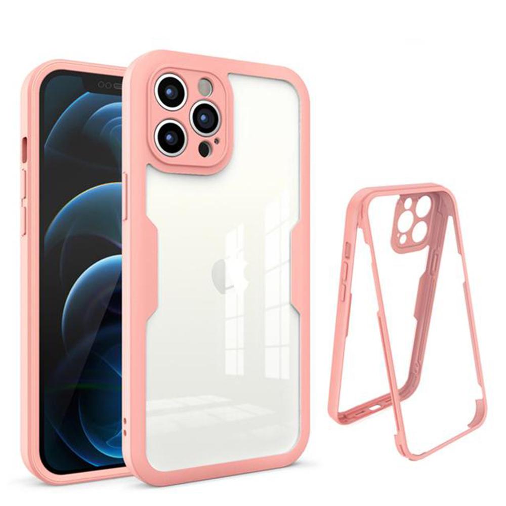 1014175 Coque intégrale Techsuit ColorVerse 360 pour iPhone 12 Pro Max - Pink – Image 1