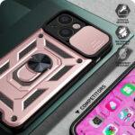 Coque Techsuit CamShield Series pour iPhone 14 Pro - Rose Gold – Image 2