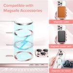 Coque Techsuit Luxury Crystal MagSafe pour iPhone 15 Pro Max - Pink – Image 5