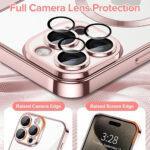 Coque Techsuit Luxury Crystal MagSafe pour iPhone 15 Pro Max - Pink – Image 4