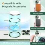 Coque Techsuit Luxury Crystal MagSafe pour iPhone 15 Pro - Deep Green – Image 4