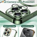 Coque Techsuit Luxury Crystal MagSafe pour iPhone 15 Pro - Deep Green – Image 5