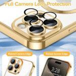 Coque Techsuit Luxury Crystal MagSafe pour iPhone 15 Pro - Gold – Image 4
