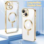 Coque Techsuit Luxury Crystal MagSafe pour iPhone 15 - Gold – Image 2