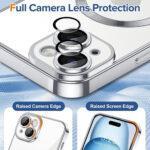 Coque Techsuit Luxury Crystal MagSafe pour iPhone 15 - Silver – Image 4