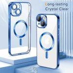 Coque Techsuit Luxury Crystal MagSafe pour iPhone 15 - Deep Blue – Image 2