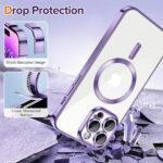 Coque Techsuit Luxury Crystal MagSafe pour iPhone 14 Pro Max - Light Purple – Image 3