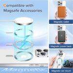 Coque Techsuit Luxury Crystal MagSafe pour iPhone 14 Pro Max - Silver – Image 5