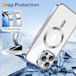 Coque Techsuit Luxury Crystal MagSafe pour iPhone 14 Pro Max - Silver – Image 3