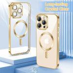Coque Techsuit Luxury Crystal MagSafe pour iPhone 14 Pro - Gold – Image 2