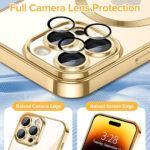 Coque Techsuit Luxury Crystal MagSafe pour iPhone 14 Pro - Gold – Image 4