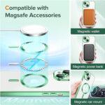Coque Techsuit Luxury Crystal MagSafe pour iPhone 14 Plus - Light Green – Image 5