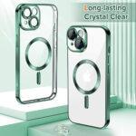 Coque Techsuit Luxury Crystal MagSafe pour iPhone 14 Plus - Deep Green – Image 2