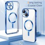 Coque Techsuit Luxury Crystal MagSafe pour iPhone 14 Plus - Deep Blue – Image 2