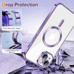 Coque Techsuit Luxury Crystal MagSafe pour iPhone 14 - Light Purple – Image 3