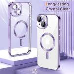 Coque Techsuit Luxury Crystal MagSafe pour iPhone 14 - Light Purple – Image 2