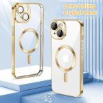 Coque Techsuit Luxury Crystal MagSafe pour iPhone 14 - Gold – Image 2