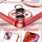 Coque Techsuit Luxury Crystal MagSafe pour iPhone 14 - Red – Image 4