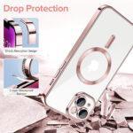 Coque Techsuit Luxury Crystal MagSafe pour iPhone 14 - Pink – Image 3