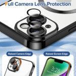 Coque Techsuit Luxury Crystal MagSafe pour iPhone 14 - Black – Image 4