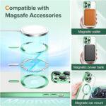 Coque Techsuit Luxury Crystal MagSafe pour iPhone 13 Pro Max - Light Green – Image 5