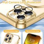 Coque Techsuit Luxury Crystal MagSafe pour iPhone 13 Pro Max - Gold – Image 4