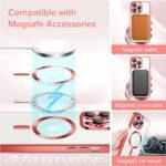 Coque Techsuit Luxury Crystal MagSafe pour iPhone 13 Pro Max - Red – Image 5