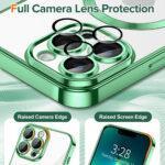 Coque Techsuit Luxury Crystal MagSafe pour iPhone 13 Pro - Light Green – Image 4