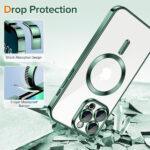 Coque Techsuit Luxury Crystal MagSafe pour iPhone 13 Pro - Deep Green – Image 3
