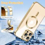 Coque Techsuit Luxury Crystal MagSafe pour iPhone 13 Pro - Gold – Image 3