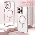Coque Techsuit Luxury Crystal MagSafe pour iPhone 13 Pro - Pink – Image 2