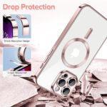 Coque Techsuit Luxury Crystal MagSafe pour iPhone 13 Pro - Pink – Image 3