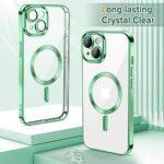 Coque Techsuit Luxury Crystal MagSafe pour iPhone 13 - Light Green – Image 2