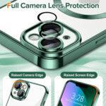 Coque Techsuit Luxury Crystal MagSafe pour iPhone 13 - Deep Green – Image 4