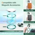 Coque Techsuit Luxury Crystal MagSafe pour iPhone 13 - Deep Green – Image 5