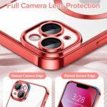 Coque Techsuit Luxury Crystal MagSafe pour iPhone 13 - Red – Image 4