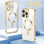 Coque Techsuit Luxury Crystal MagSafe pour iPhone 12 Pro - Gold – Image 2