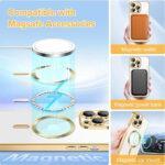 Coque Techsuit Luxury Crystal MagSafe pour iPhone 12 Pro - Gold – Image 5