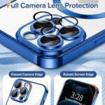 Coque Techsuit Luxury Crystal MagSafe pour iPhone 12 Pro - Deep Blue – Image 4