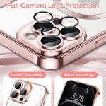 Coque Techsuit Luxury Crystal MagSafe pour iPhone 12 Pro - Pink – Image 4