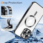 Coque Techsuit Luxury Crystal MagSafe pour iPhone 12 Pro - Black – Image 3