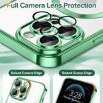 Coque Techsuit Luxury Crystal MagSafe pour iPhone 12 Pro Max - Light Green – Image 4