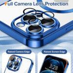 Coque Techsuit Luxury Crystal MagSafe pour iPhone 12 Pro Max - Deep Blue – Image 4