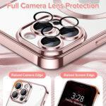 Coque Techsuit Luxury Crystal MagSafe pour iPhone 12 Pro Max - Pink – Image 4