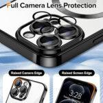 Coque Techsuit Luxury Crystal MagSafe pour iPhone 12 Pro Max - Black – Image 4