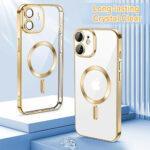Coque Techsuit Luxury Crystal MagSafe pour iPhone 12 - Gold – Image 2
